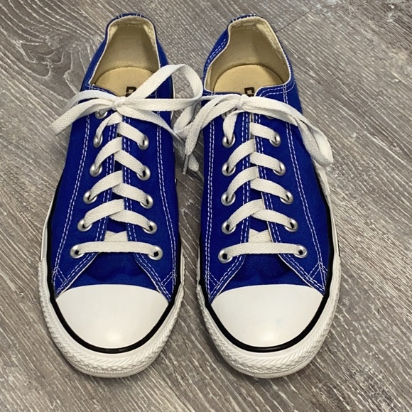 Converse All Star Blue Sneakers Summer Beach Vacation Skater Punk Rock - Picture 3 of 12